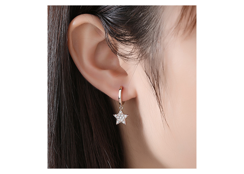 Star Yao Earrings Fashion Star Small Earrings Female display picture 3