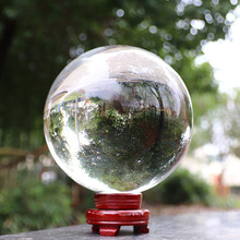 厂家批发20-100mm透明水晶球光球彩色玻璃球家居饰品摆件工艺品