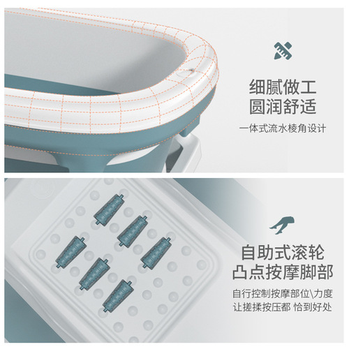 Manufacturer wholesale folding plastic bathtub, adult large bathtub, sit-down household bathtub, bathtub