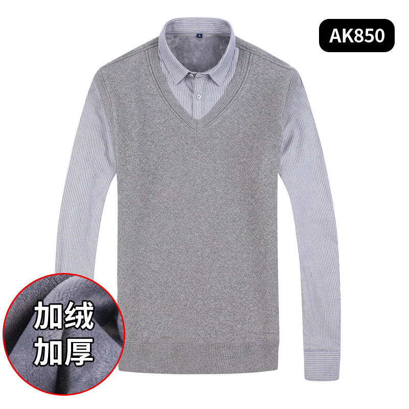 Pull homme XIN YUANXIANG en Mélange de coton - Ref 3417366 Image 29