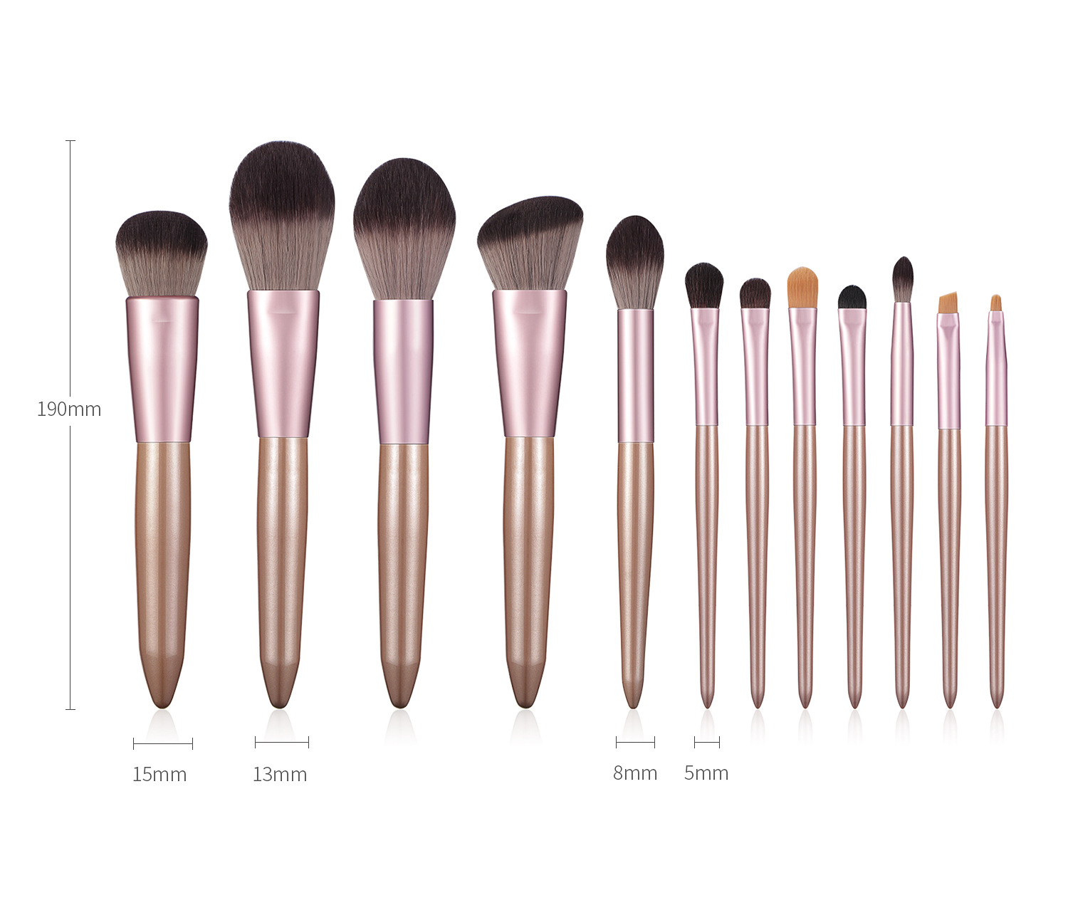 Vintage 12 Purple Makeup Brushes Beauty Tools Set Wholesale Nihaojewelry