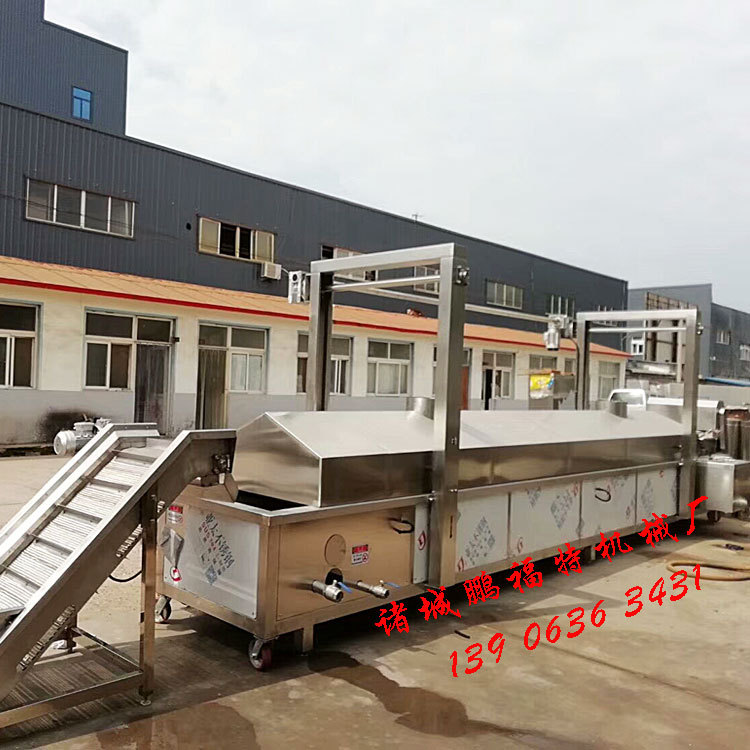 炸小鱼仔纯油刮渣油炸机、香辣鱼连续油炸机、毛毛鱼自动油炸机