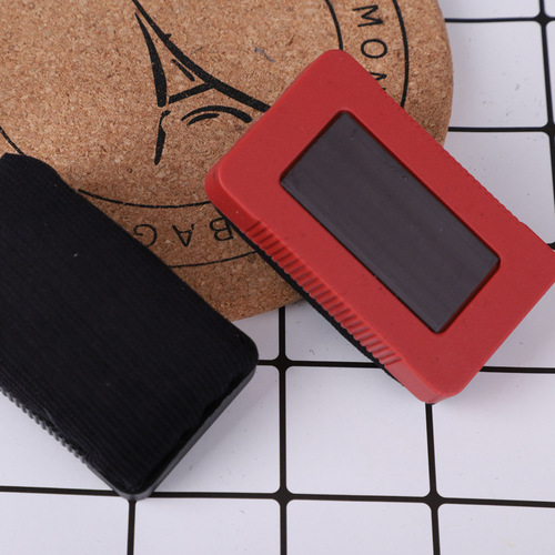 Magnetic small board eraser drawing board eraser velvety cloth eraser teaching training special board brush dustless board brush board eraser wholesale 
