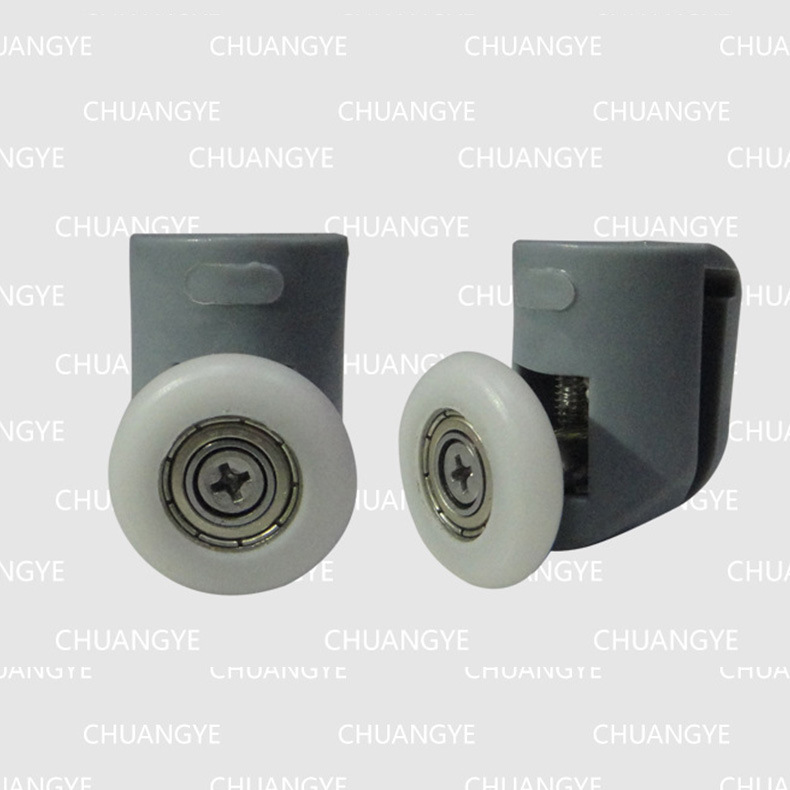 供应淋浴房锌合金单滑轮淋浴房滑轮组合用CY-901AB锌合金静音滑轮