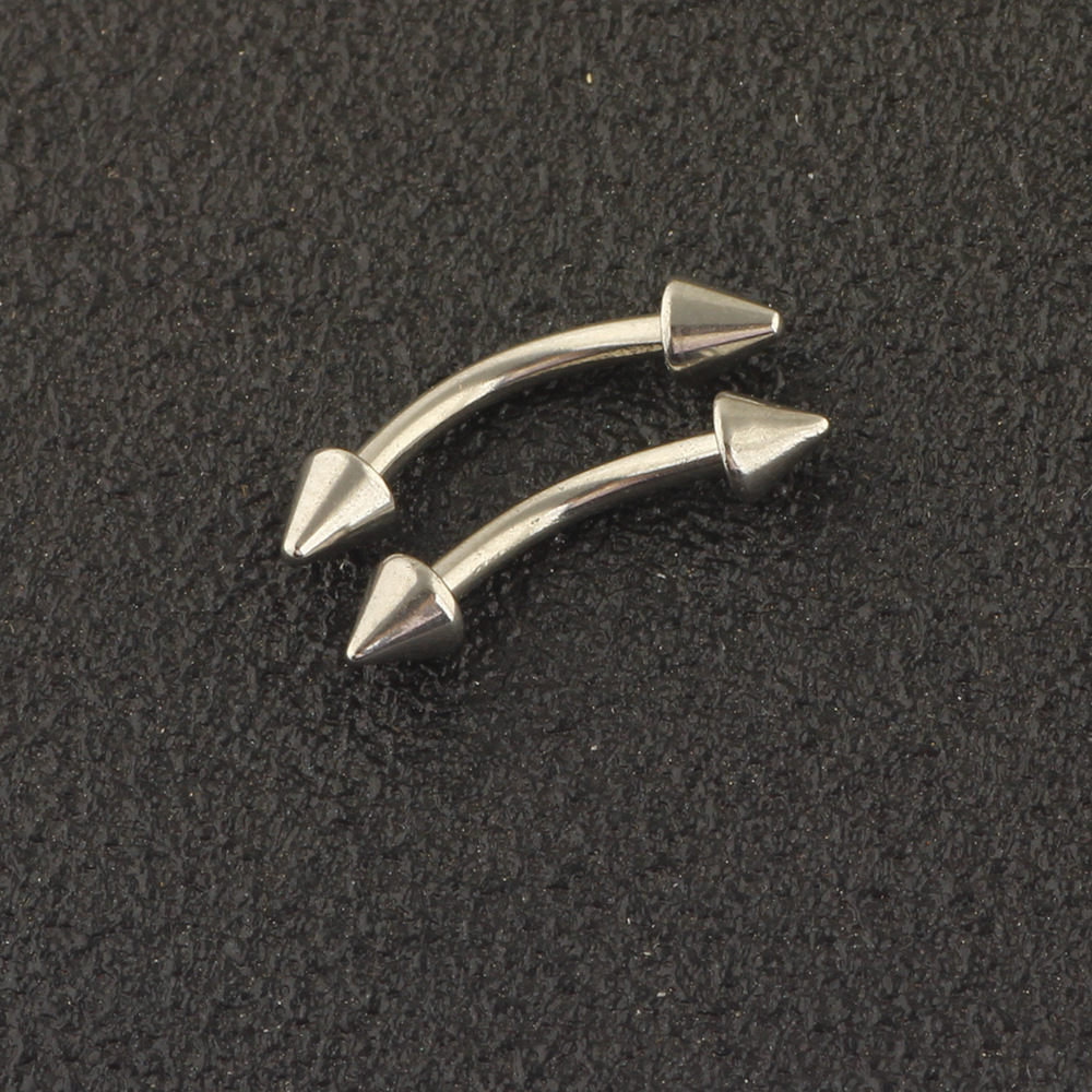 18 Pcs Stainless Steel Piercing Set Industrial Earring Nose Ring Eyebrow Lip Jewelry detail image 18