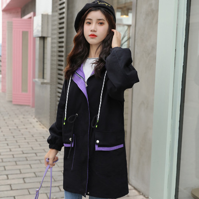 工裝外套女韓版寬松bf2019新款ins潮森系原宿風休閑風衣學生上衣