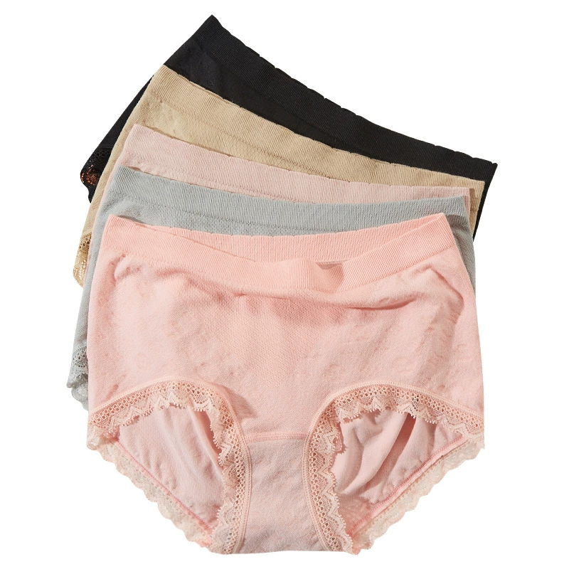 Об underwear, брюки, эластичная ткань, поясной мешок с кружевом, хлопковые шорты, корейский стиль, средняя посадка, акцент на бёдрах, кружевное платье