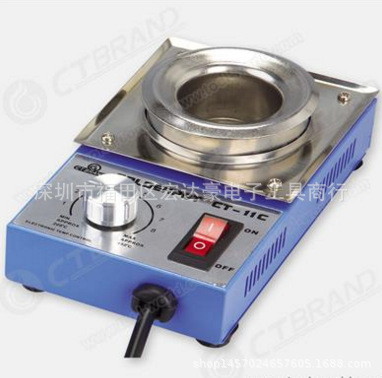 美国CT-11C 21C 31C 41C台式调温小型熔锡炉焊锡炉浸焊机熔铅炉