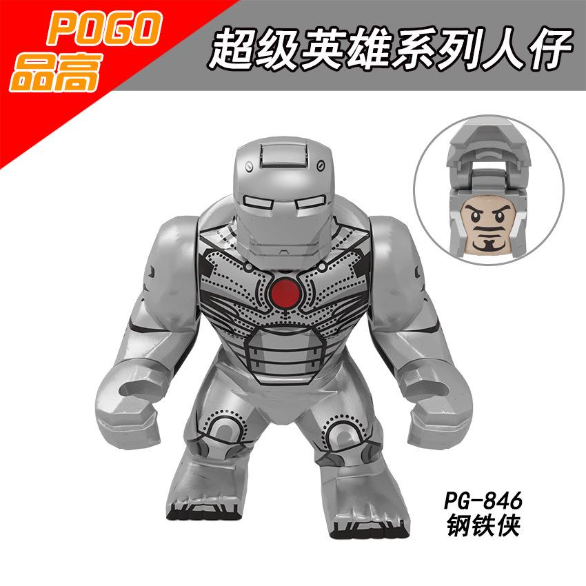 PG8261 Superhero Series Iron Man Hulk Big Minifigures – Joy Bricks