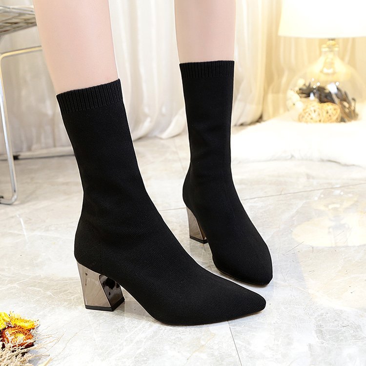 Women's Streetwear Solid Color Point Toe Pumps display picture 11