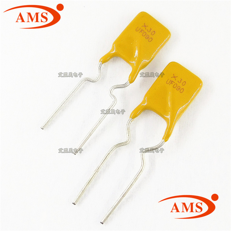 RUEF090 X30 30V 0.9A PPTC直插自恢复保险丝 全新现货 UF090