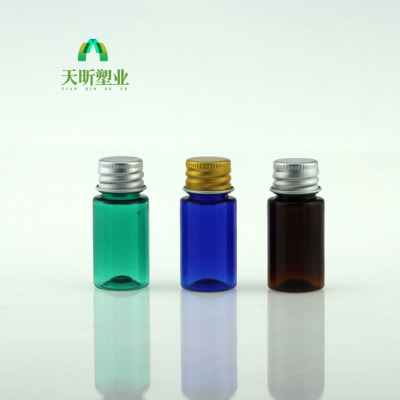 厂家直销化妆品分装瓶10ml普通铝盖PET塑料空瓶爽肤水试用小样瓶