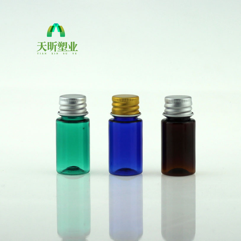 厂家直销化妆品分装瓶10ml普通铝盖PET塑料空瓶爽肤水试用小样瓶