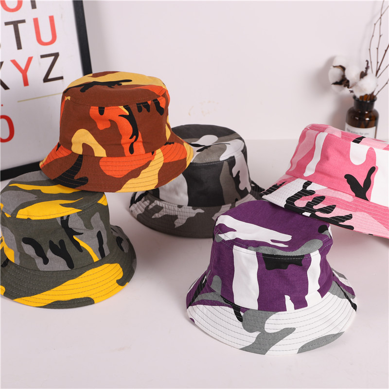 遮阳帽男夏季防晒帽户外迷彩渔夫太阳帽大檐男士防紫外线钓鱼帽子|ru