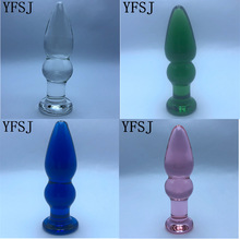 0422透明玻璃自慰器具 水晶陽具 水晶后庭 女性成人用品