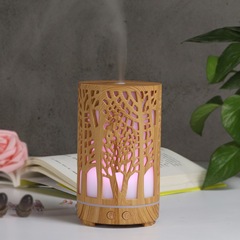 Cross-border mini wood grain aromatherapy machine 200ML atomized incense essential oil lamp air humidifier purification diffuser aromatherapy