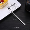 Tableware stainless steel, coffee mixing stick, spoon, square head, wholesale