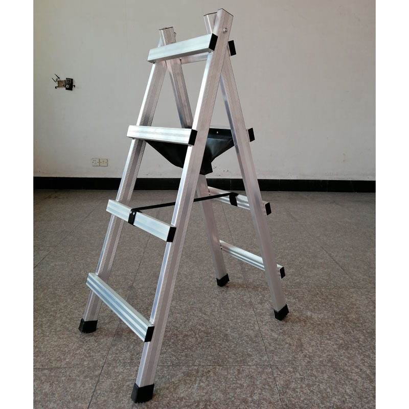 厂家供应铝合金人字梯行走梯家用梯装修用工程梯安全梯双侧加固梯|ms