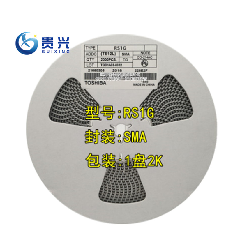 厂家直销RS1G SMA 足1A 贴片特快恢复二极管 DO-214AC 品质保证