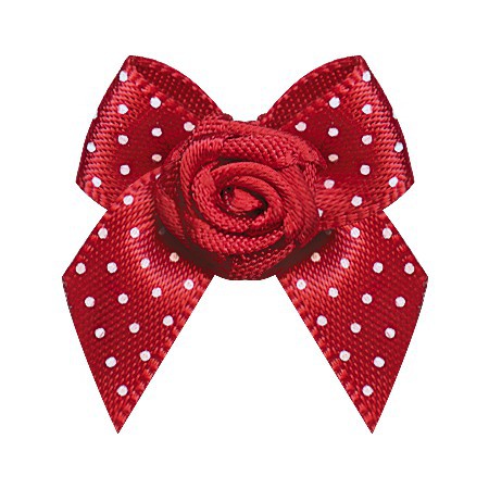 Yao Ming DIY accesorios de ropa interior accesorios para el cabello ropa interior caja de regalo decoración de flores rosa 3 puntos cinta arco