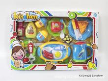 小厨房过家家做饭游戏烤盘水壶餐具套装仿真餐厨具玩具开窗盒