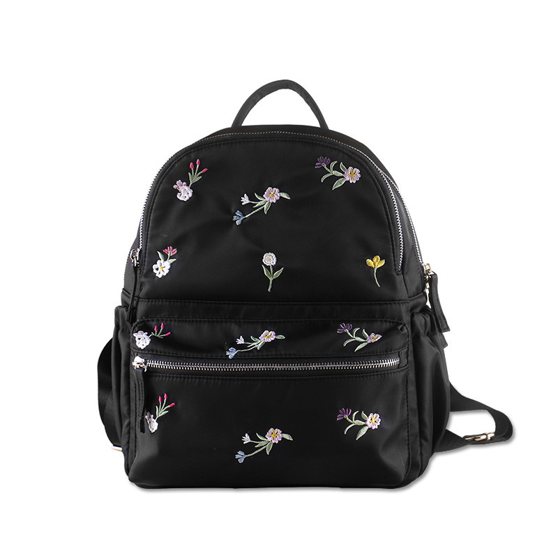 2019新款尼龙牛津布双肩包女韩版休闲时尚背包学院风学生书包