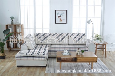 Manufactor Direct selling Cotton and hemp The old coarse cloth non-slip Summer and winter Four seasons currency Customizable lace Sofa towel Sofa cushion