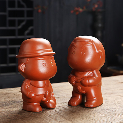 小额批发 茶宠玩偶尿童撒尿公子撒尿童子小人茶配紫砂|ms