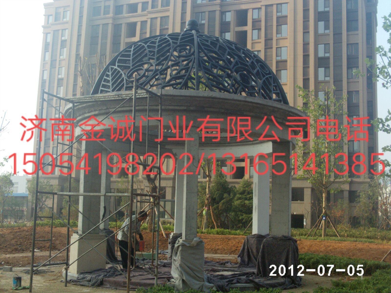 、济南铁艺护栏大门济南岗，济南旗杆，济南不锈钢加工