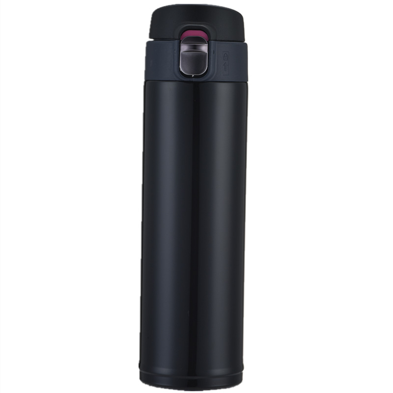 新款高檔彈跳保溫杯不鏽鋼水杯刻字創意定制logo廣告禮品杯