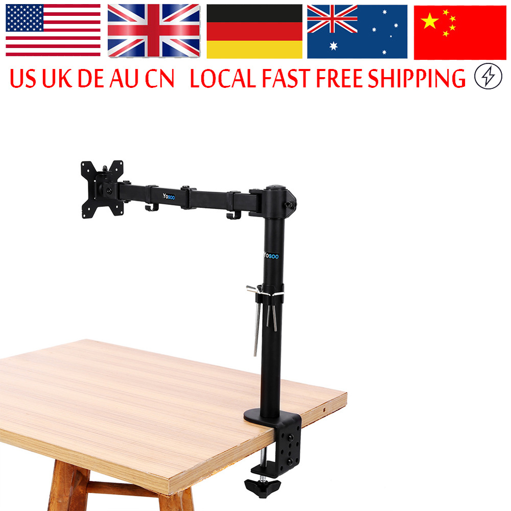 Single Arm LCD Monitor Desk Mount Stand...