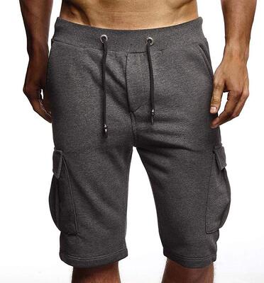 Casual shorts men 2019 summer new pattern man Easy leisure time Pants Gradient color lovers Beach pants