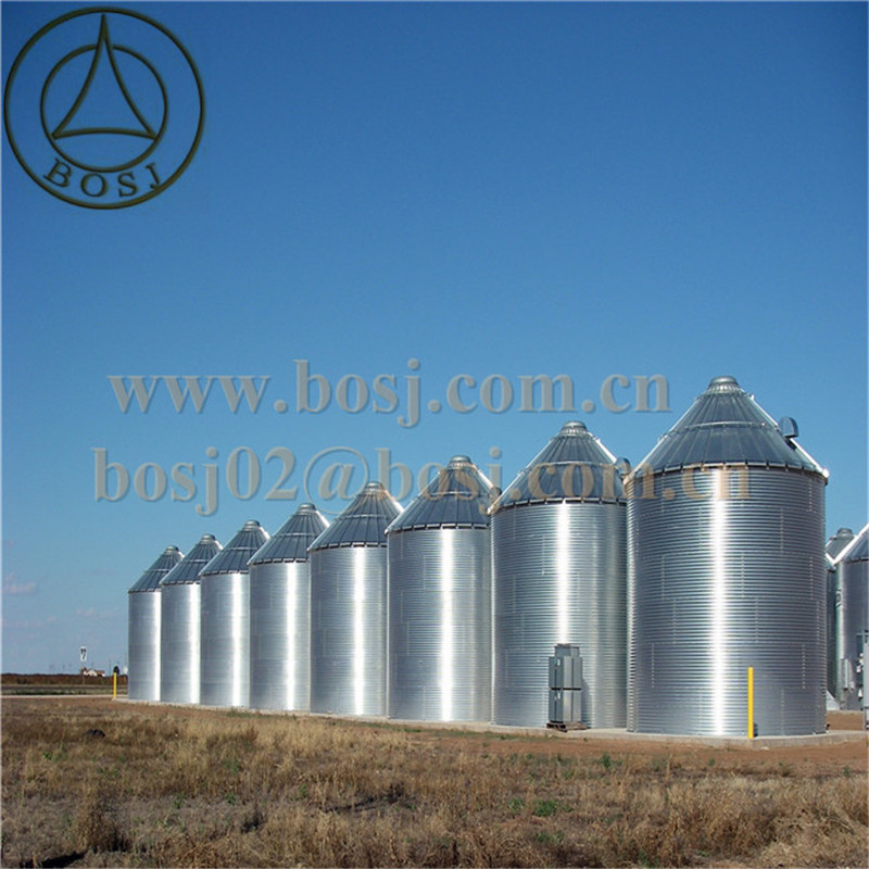 双悬臂钢板仓波纹板设备 拼装式金属粮仓成型机械设备