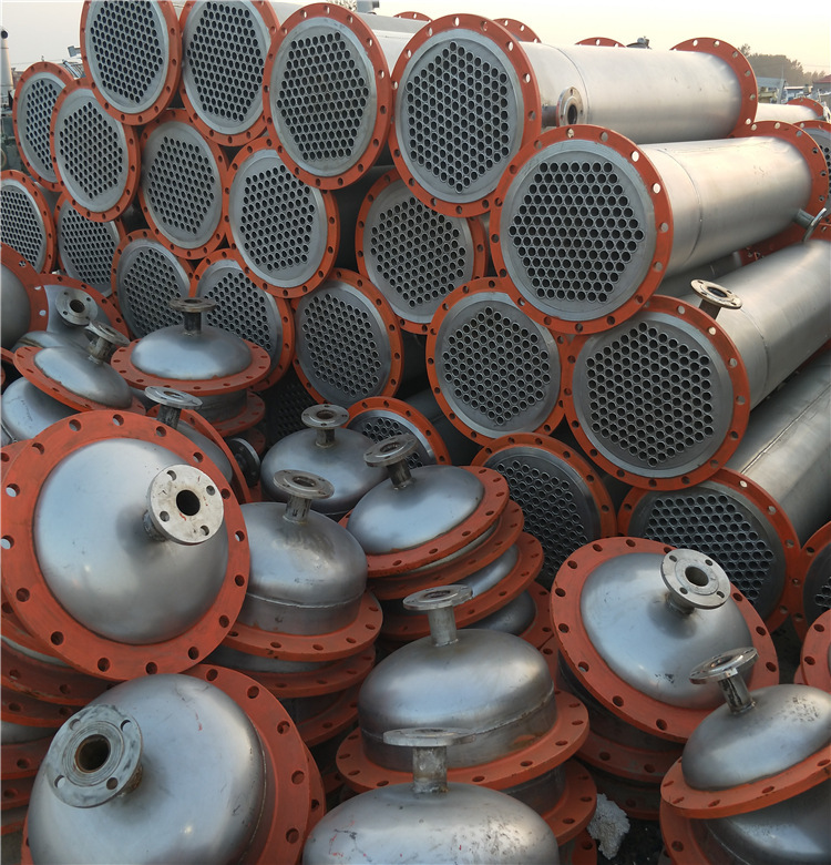 供应二手蒸发式冷凝器  不锈钢列管冷凝器 二手螺旋板换热器