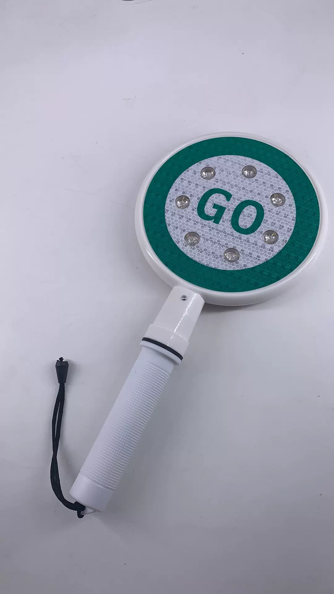 双路手持式小双面电池款LED交通标志停车灯，指示牌 警示牌