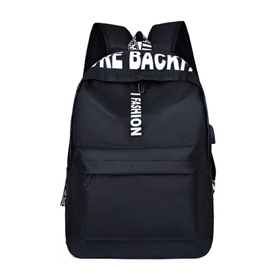 new pattern fashion Trend outdoors leisure time motion Backpack men and women Primary and secondary school students schoolbag fresh One piece On behalf of