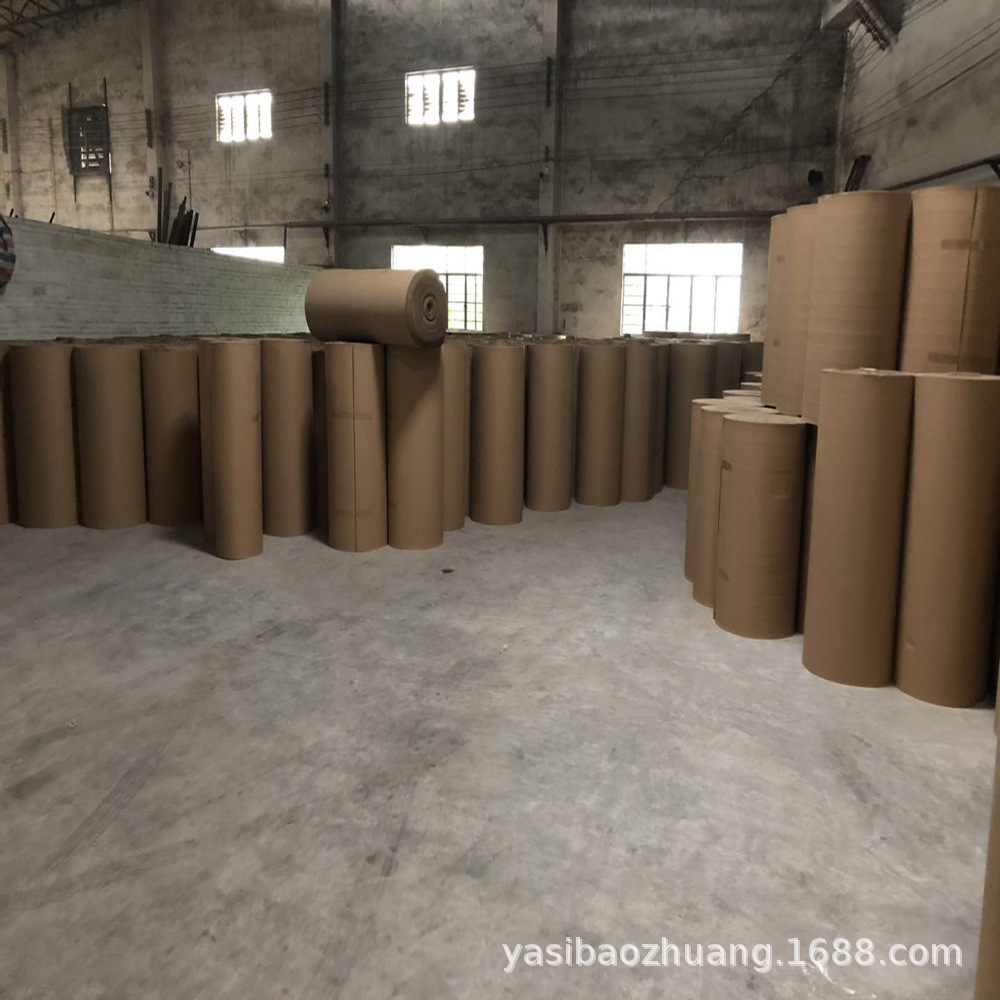 厂家供应牛皮纸 家具板材钢材打包保护 牛皮纸卷坑纸加厚型包装纸
