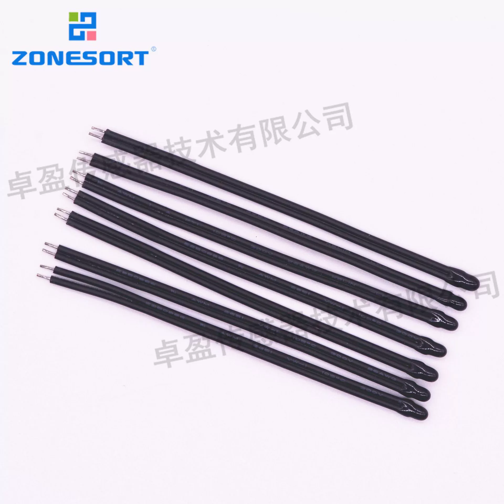 Завод прямой интеллектуальный датчик температуры крана горячей воды 10K3435 1% черных точек с проволочным термистором