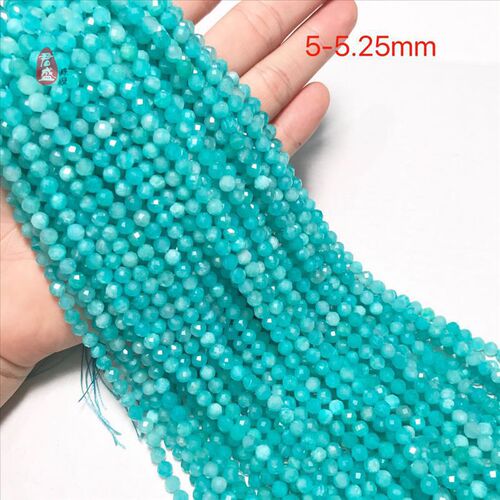 Natural ice seed Tianhe stone small beads faceted Han style headwear earrings DIY accessories accessories source factory wholesale 