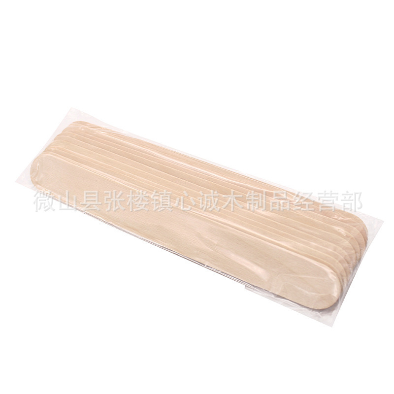 Cross-border supply waxing stick Beauty Hair removal care tools high quality tongue depressor hair removal wax coating scraping stick 10PCs
