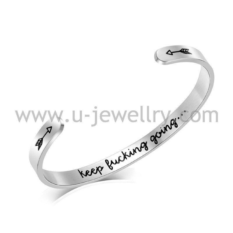 source Manufactor Amazon Explosive money hide Excitation Friend information Titanium Bracelet Opening Self-Improvement Bracelet