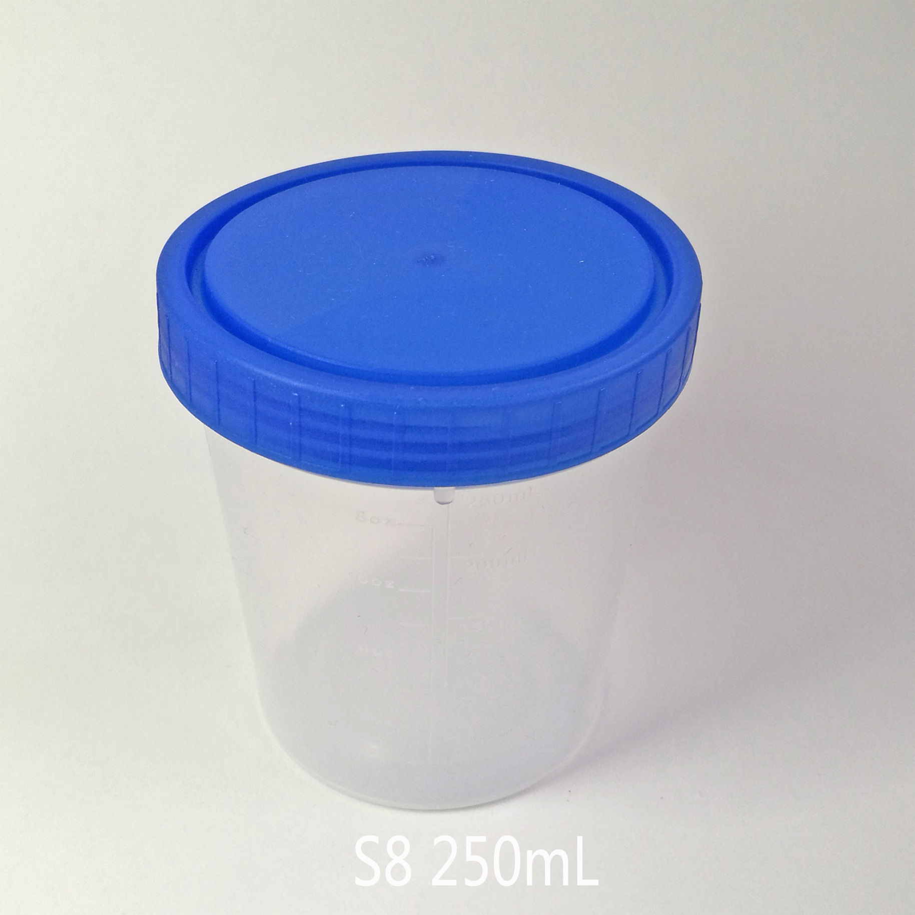 厂家批发实验室带刻度塑料旋盖取样杯采样杯样品杯量杯250ml-阿里巴巴