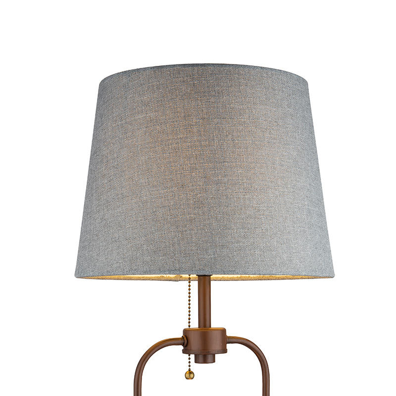 现代工业风实木房间灯网红小台灯北欧ins简约创意个性床头柜卧室