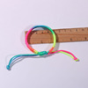 Woven rainbow accessory handmade suitable for men and women for beloved, red rope bracelet, wholesale