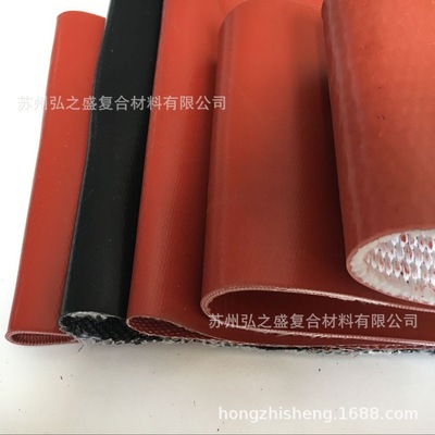 现货供应红色双面硅胶布 两面光滑 厚度1.5-5.0mm