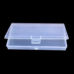 Small transparent PP plastic empty box rectangular universal packaging box phone parts accessories organizer factory