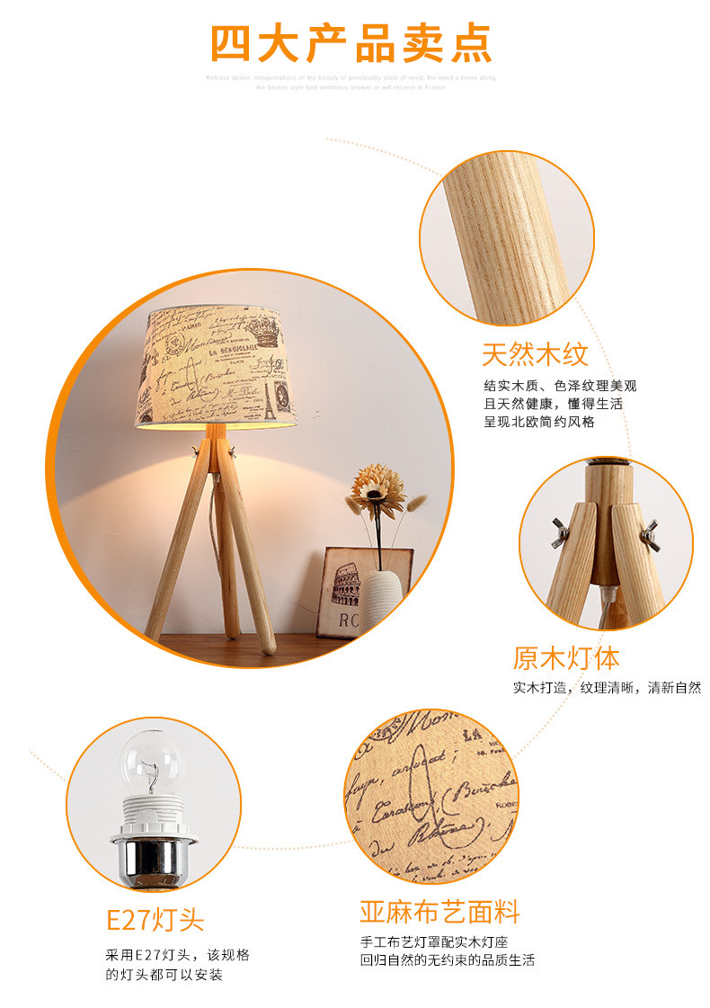 Современная и минималистичная креативная настольная лампа для рабочего стола, фонарь для кровати, абажур, защита глаз