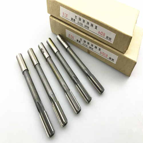 Straight handle machine reamer D4 precision old standard short blade high speed steel reamer 3-4-5-6-8-10-12-14-20mm