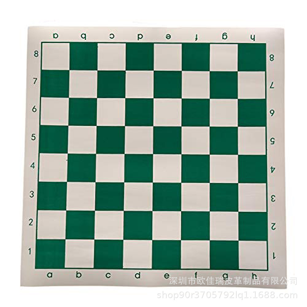 家庭游戏益智国际象棋皮质棋盘   便携式卷式西洋棋棋盘  现货