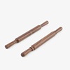 Manufactor machining customized solid wood rolling pin Wenge Rolling pin woodiness Dough Price Benefits Can wholesale